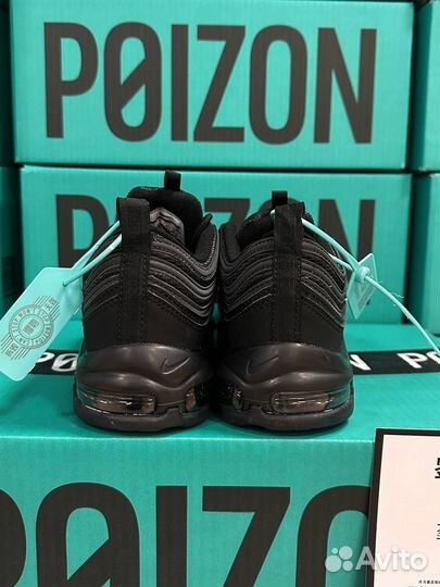 Nike Air Max 97 Black Оригинал Черные Poizon