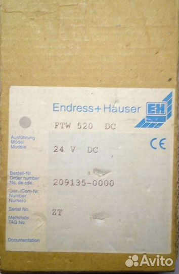 Ftw520dc FTW 520 DC Endress Hauser