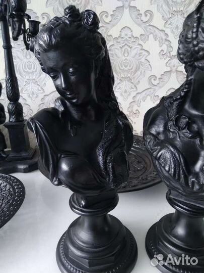 Бюст каслинское литье