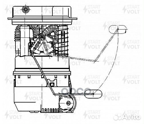 Модуль топливного насоса Renault Duster (10) 2.0i