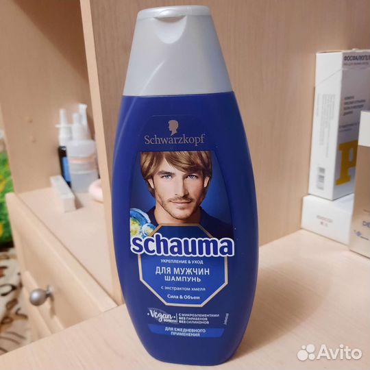 Шампунь sсhauma 380 мл, мужской
