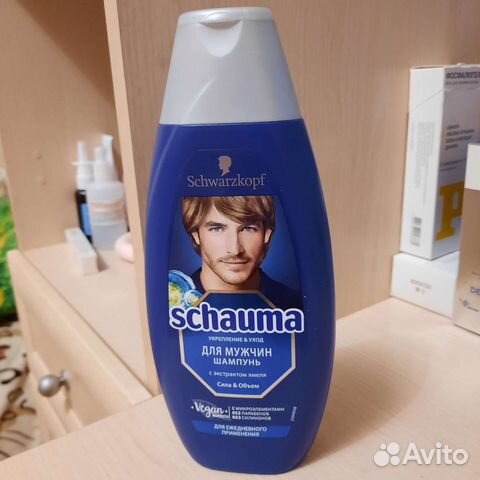 Шампунь sсhauma 380 мл, мужской