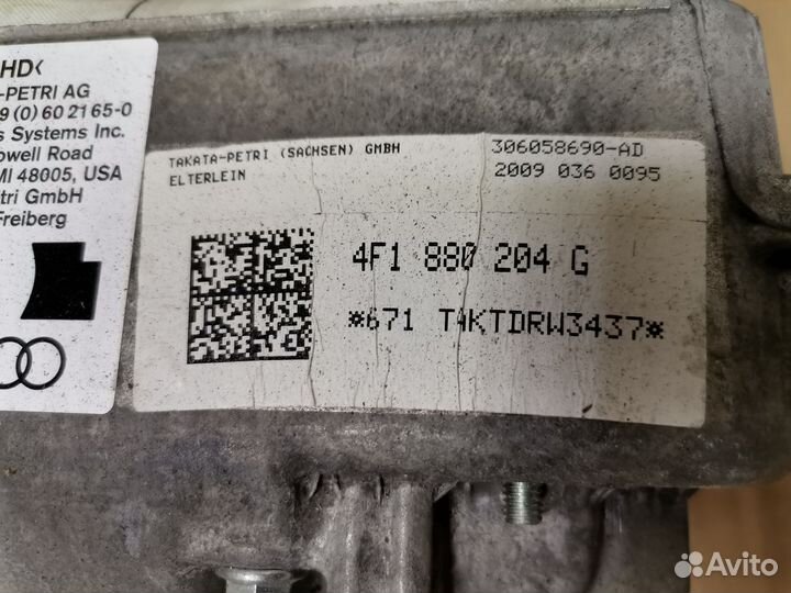 Подушка в торпеду SRS 4F1880204D audi A6 4F C6