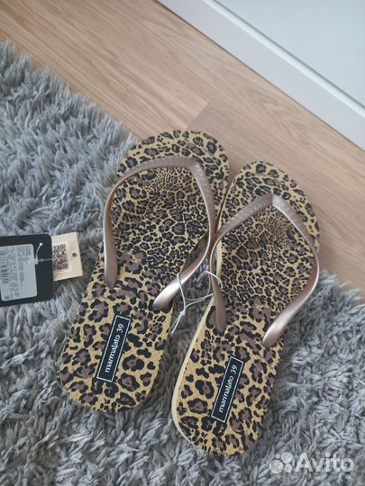 Сланцы леопардовые, вьетнамки 39