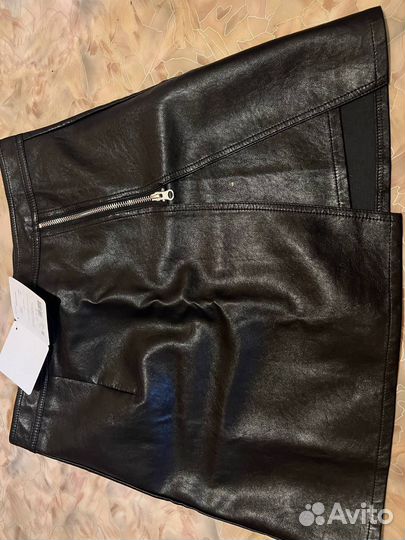Кожаная юбка