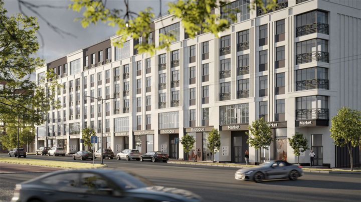 2-к. квартира, 77 м², 2/6 эт.