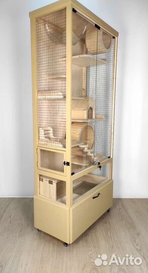 Витрина вольер для шиншилл