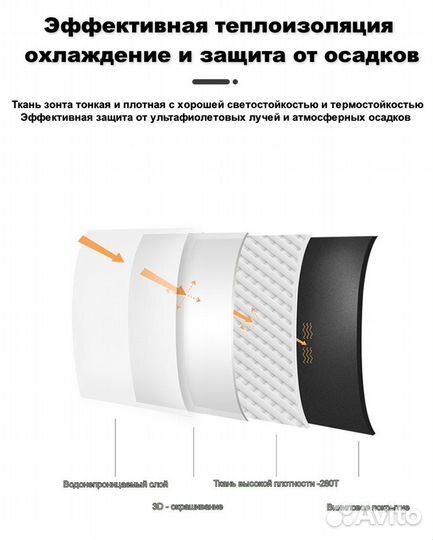 Мини зонт в футляре