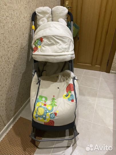 Коляска санки