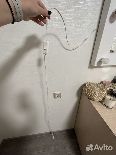 Гримерное зеркало с лампочками