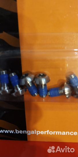 Болты крепежн. тормозн. диска(6 шт), Bengal, титан