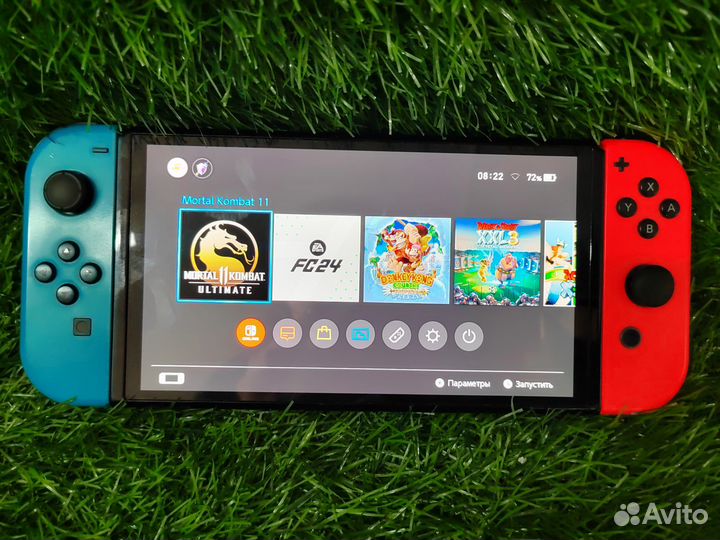 Nintendo switch oled с играми 128 гб