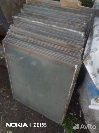 Стекло б/у 6мм 705*610мм (54 шт.) Торг. Самовывоз