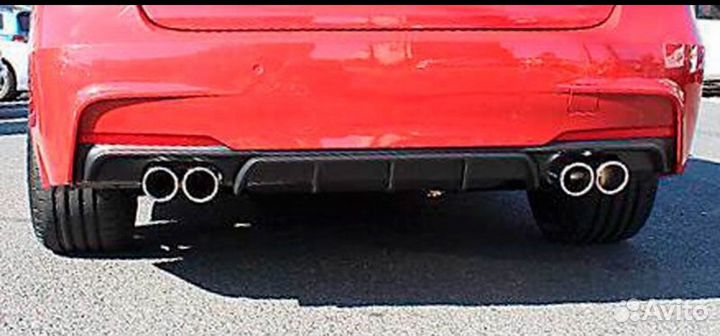 Диффузор задний M performance 2x2 BMW F30 F31