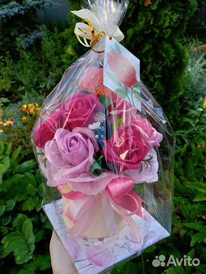 Букет из роз. Мыло ручной работы