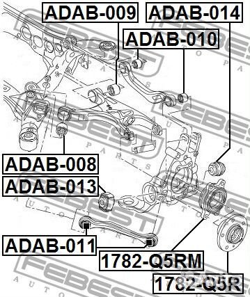 Сайлентблок заднего нижнего рычага