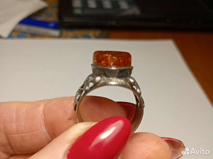 Кольцо серебряное. СССР