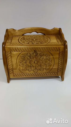 Хлебница деревянная