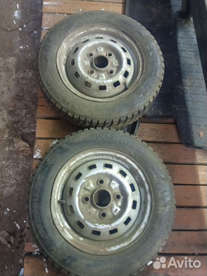 Колеса зимние в сборе на matiz