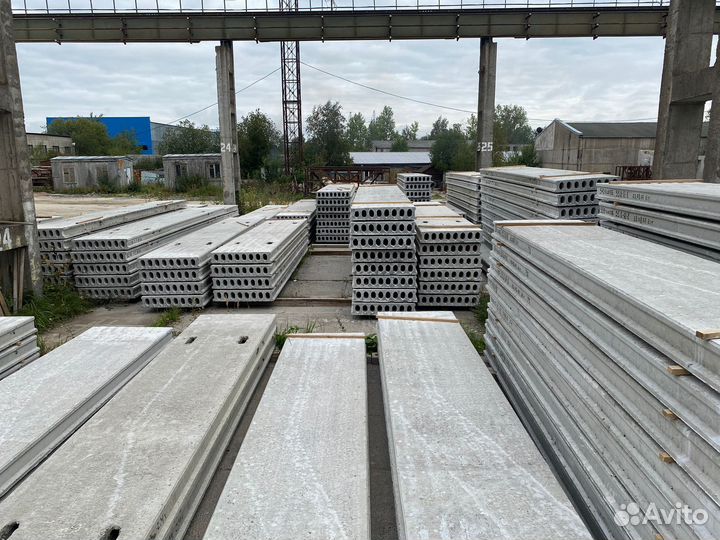Плиты перекрытий пустотные пб
