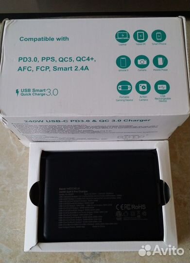 Супер мощное З/У wotobе 240 Вт GаN 2 Рrо