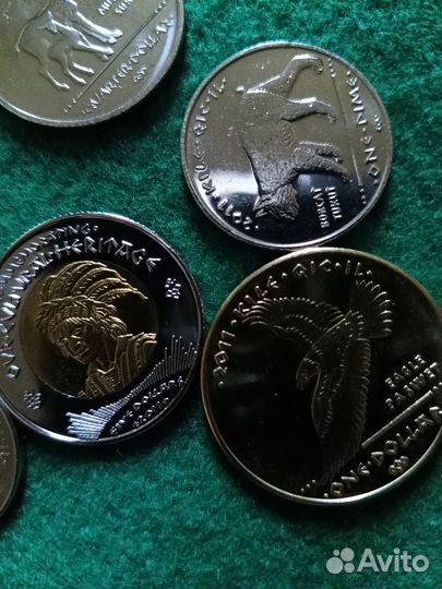 Монеты США резервация лос-койотес из 6 монет UNC