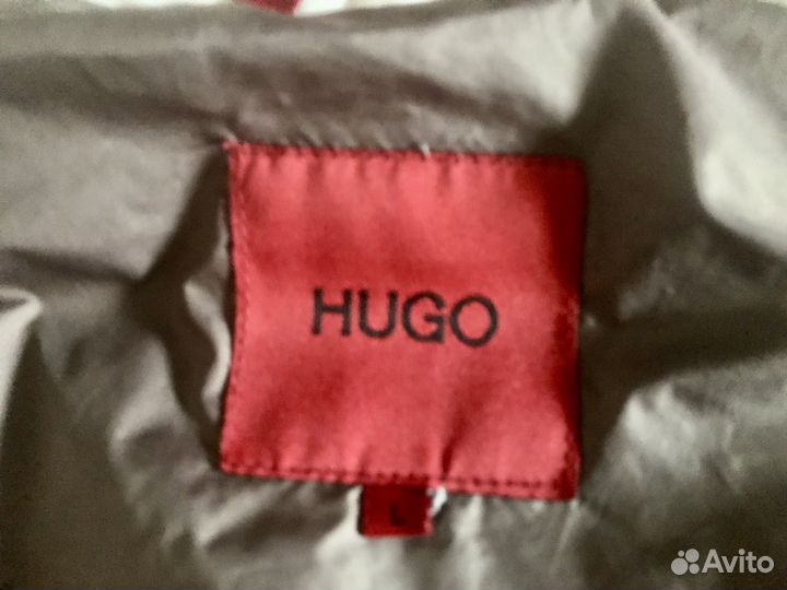 Жилетка пуховая мужская L размер hugo