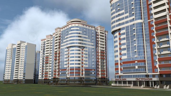 2-к. квартира, 62,7 м², 17/17 эт.