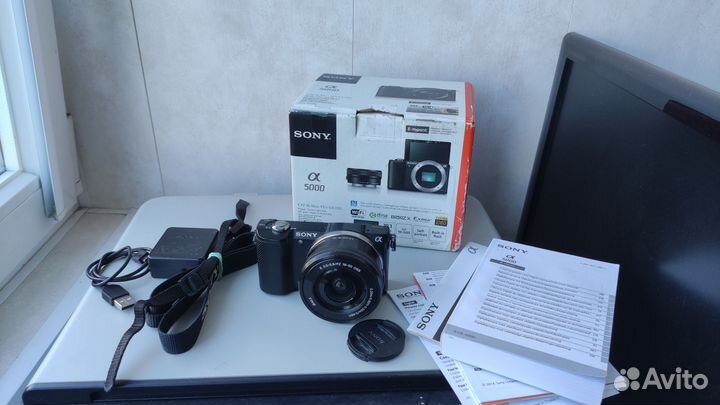 Sony A5000 kit 16-50mm (пробег 9 тыс)