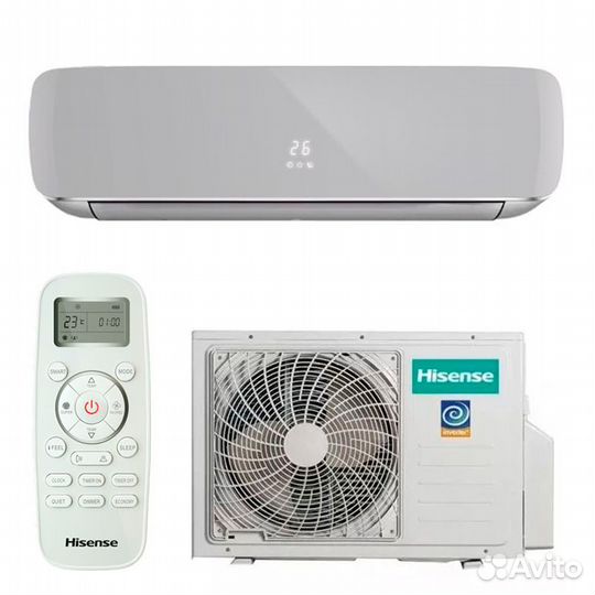 Сплит-система Hisense серый инвертор до 30м2