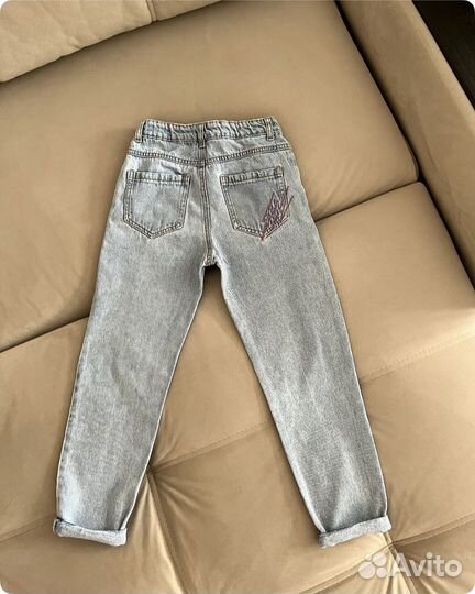 Новые джинсы для девочки 128 размер