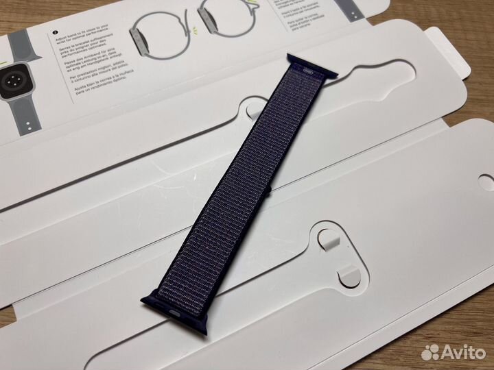 Фиолетовый Sport Loop Apple Watch оригинал 3840-41