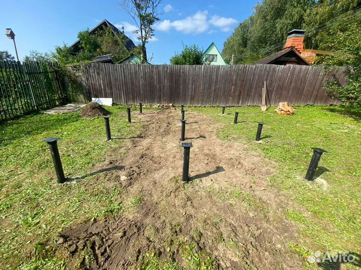 Винтовые сваи под ключ