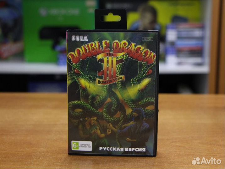 Картридж (16 бит) double dragon 3 для Сеги