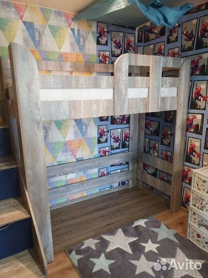 Детская кровать от 3 лет с матрасом бу