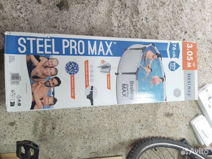 Каркасный бассейн Bestway steel pro max