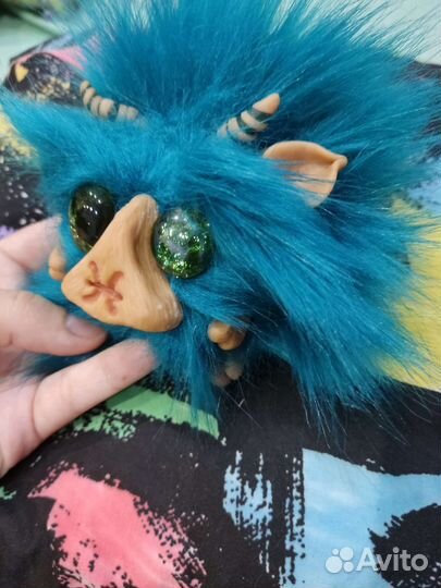 Игрушка из полимерной глины и меха
