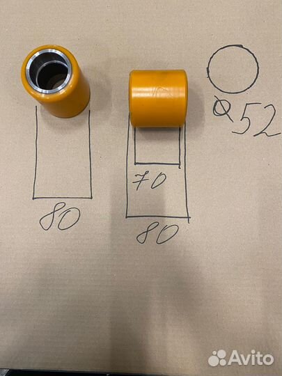 Колесо опорное CBD 30 (80х80)