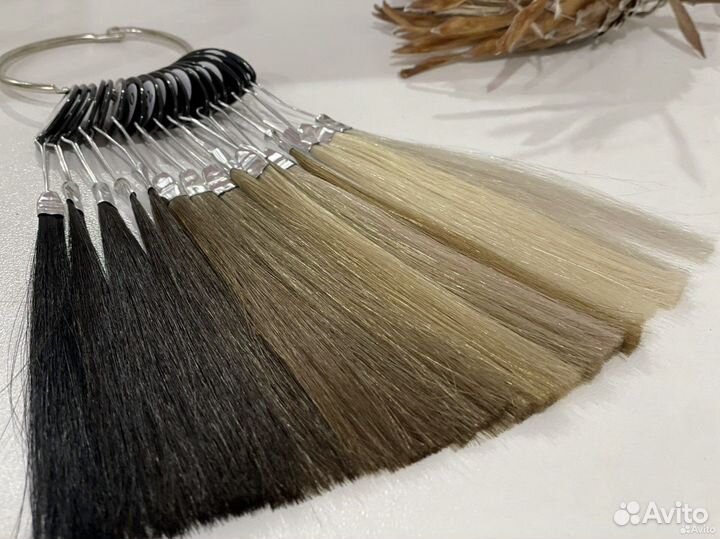 Палитра натуральных волос