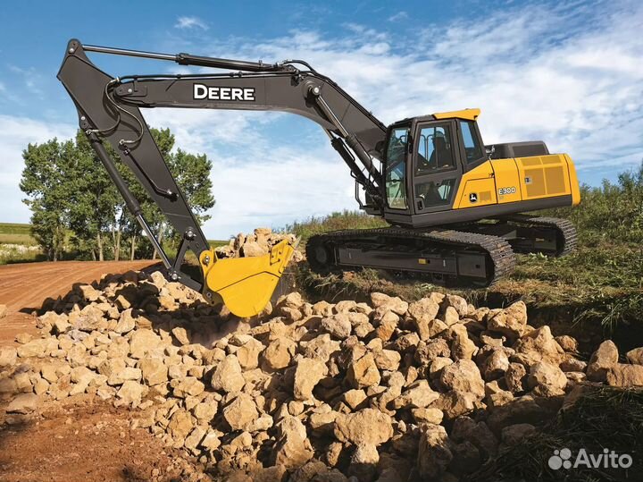 Гусеничный экскаватор John Deere E300 LC, 2017