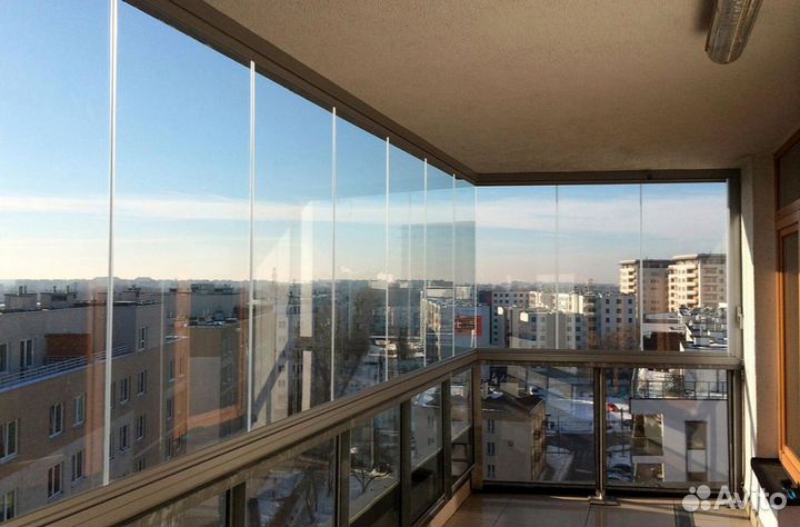 Безрамное остекление