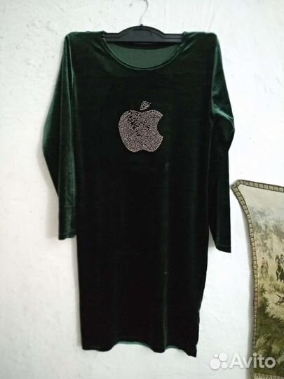 Кофта туника Велюровая