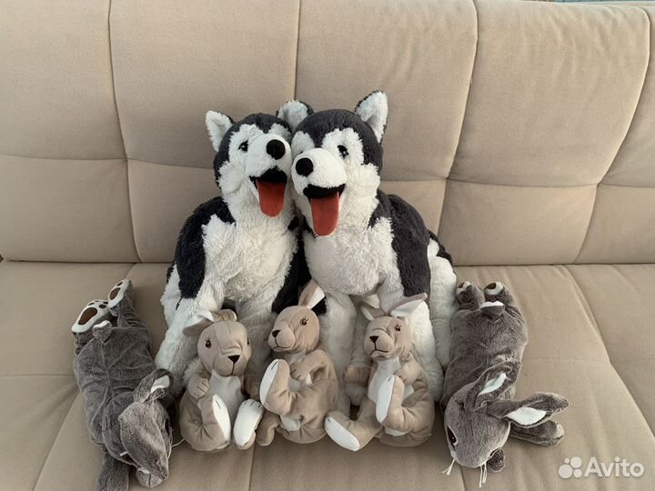 2.Собака ливлиг и кролики из IKEA