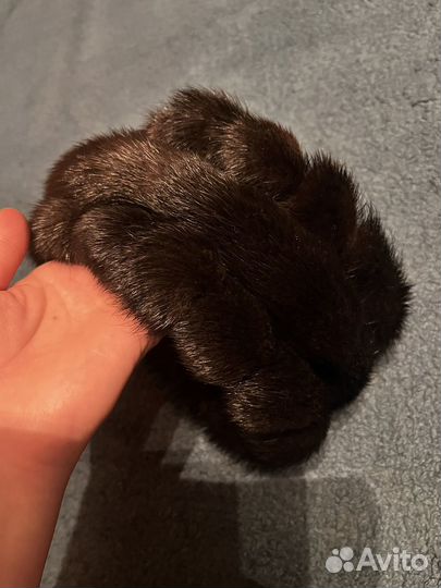 Норковая повязка на голову