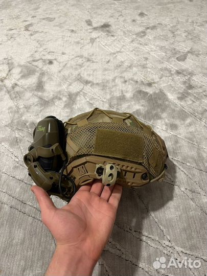 Страйкбольный шлем с забралом