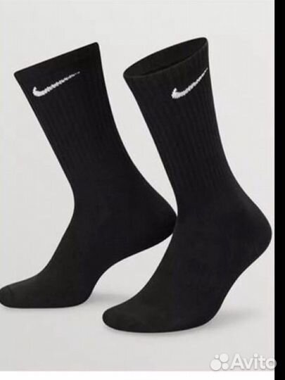 Носки мужские Nike 10 пар черные 36-41