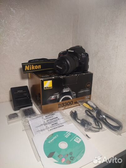 Nikon D3300 18-55mm Kit (пробег 23тыс)