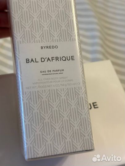 Byredo bal d afrique Оригинал Новый