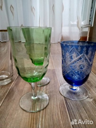 Стаканы, фужеры, стопки