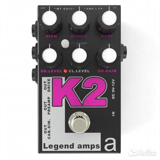 K-2 Legend Amps 2 Двухканальный предусилитель AMT